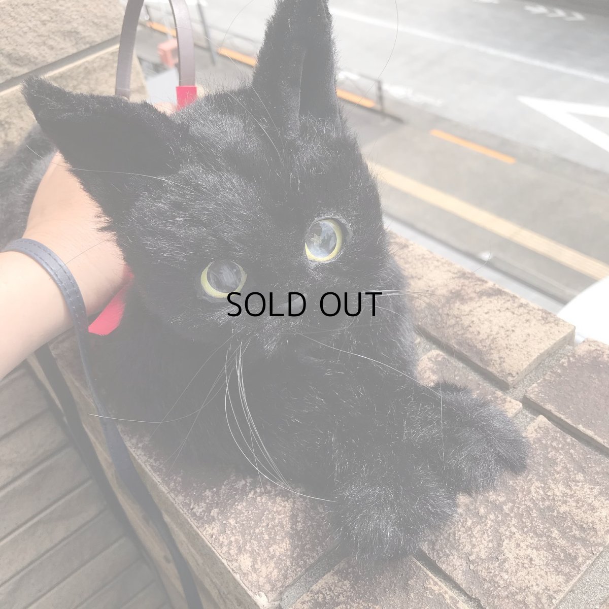 画像1: 【デザイナー直送品につき個別決済が必要です】本物の猫ちゃんと同じ、リアルなシルエット　猫ちゃんと同じ比率で作る！黒猫ちゃんのバッグ (1)
