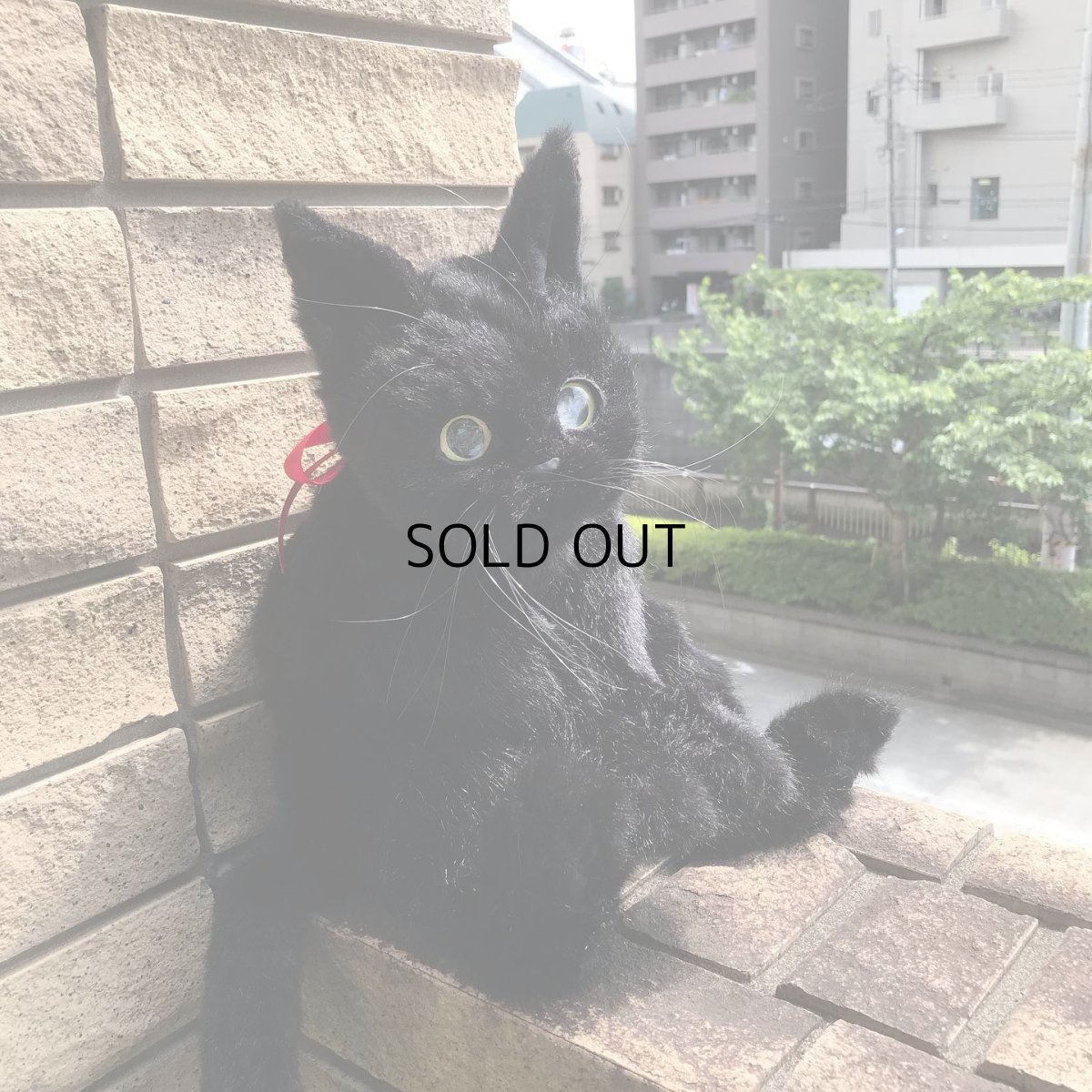 画像2: 【デザイナー直送品につき個別決済が必要です】本物の猫ちゃんと同じ、リアルなシルエット　猫ちゃんと同じ比率で作る！黒猫ちゃんのバッグ (2)