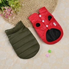画像2: 国内発送｜ペット服　中綿ダウンベスト｜軽量・薄手｜赤色レッド｜猫ちゃん用洋服｜オシャレ可愛い　肌寒い屋内　お散歩　記念撮影 (2)