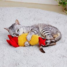画像4: 【Petio／ペティオ】猫用おもちゃ けりぐるみ カラッと揚がったえび天｜おもちゃ　またたび入り♪｜運動・気分転換に (4)