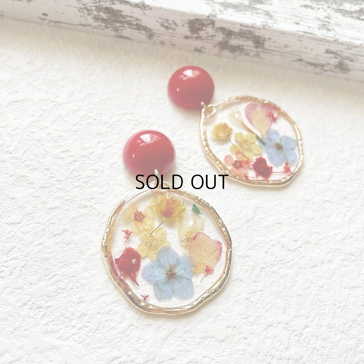 画像3: 国内発送｜アクセサリー　ドライフラワー＆レジンピアス｜本物のお花をそのままレジンに｜オシャレ可愛い　ファッション (3)