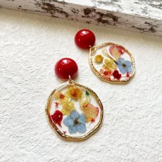 画像3: 国内発送｜アクセサリー　ドライフラワー＆レジンピアス｜本物のお花をそのままレジンに｜オシャレ可愛い　ファッション (3)