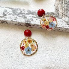 画像2: 国内発送｜アクセサリー　ドライフラワー＆レジンピアス｜本物のお花をそのままレジンに｜オシャレ可愛い　ファッション (2)