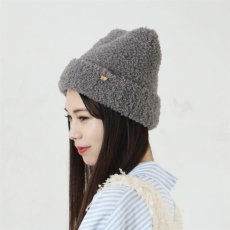 画像8: 【polka polka / ポルカポルカ】ネコニットワッチ(IV) アイボリーホワイト｜猫耳ニット帽 猫耳ニットキャップ｜ 猫ネコcat (8)