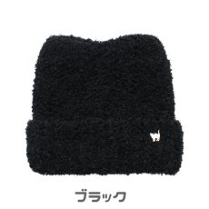 画像3: 【polka polka / ポルカポルカ】ネコニットワッチ(IV) アイボリーホワイト｜猫耳ニット帽 猫耳ニットキャップ｜ 猫ネコcat (3)