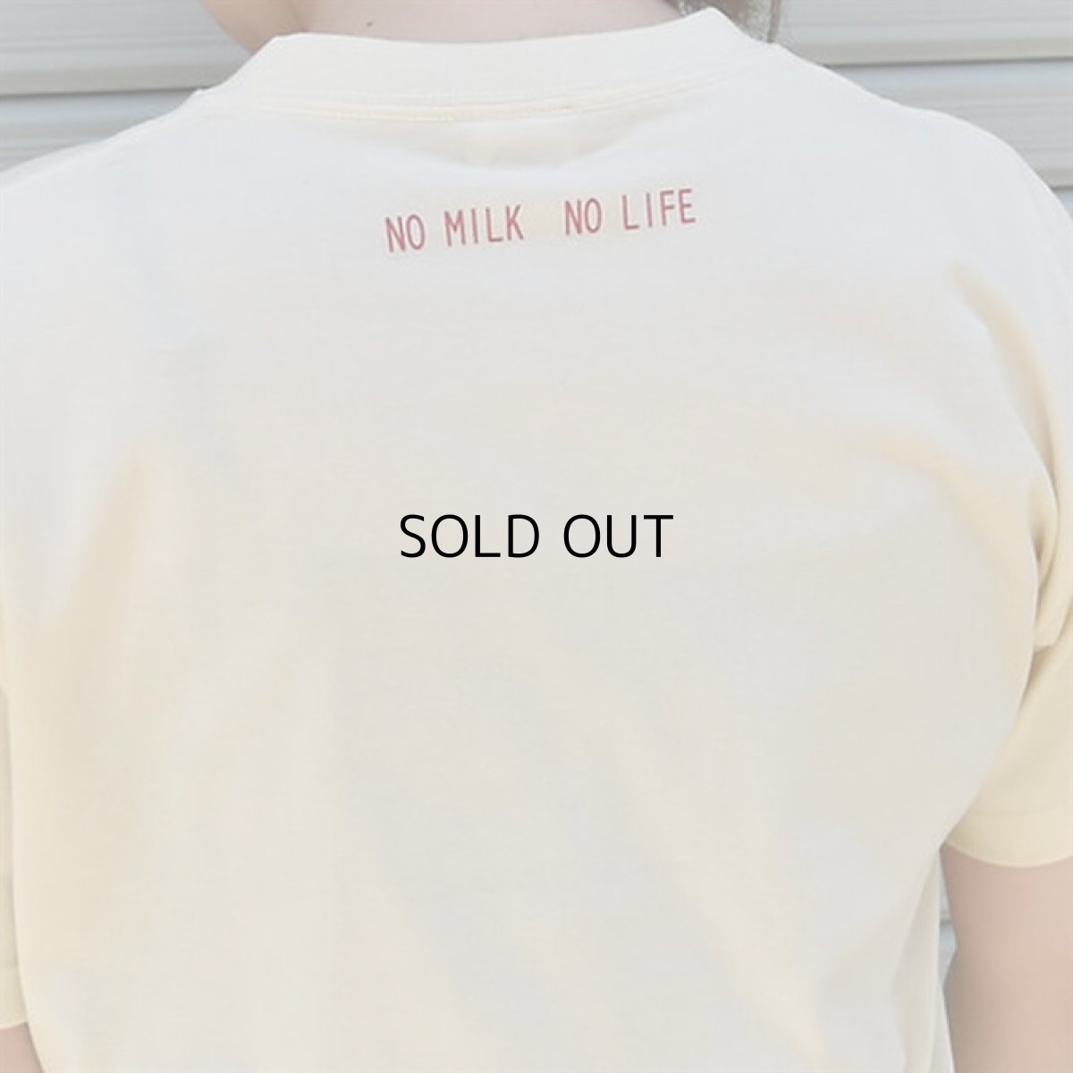 画像3: 【星羊社】猫印ミルク パックTシャツ（Ｍ）クリーム｜牛乳パック (3)