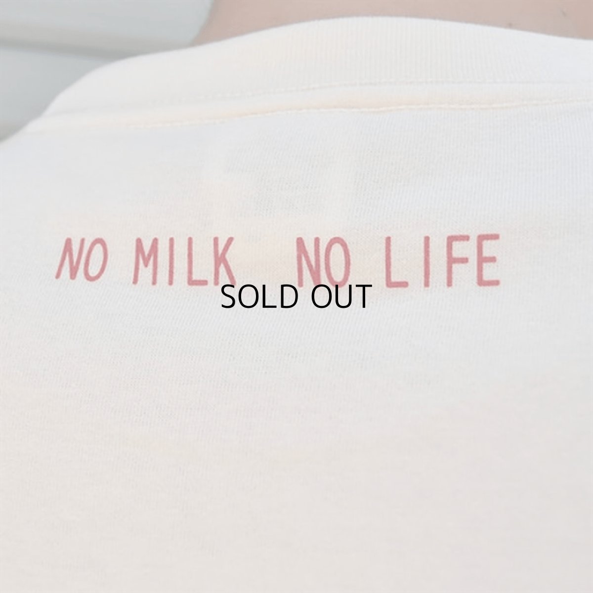 画像4: 【星羊社】猫印ミルク パックTシャツ（Ｍ）クリーム｜牛乳パック (4)