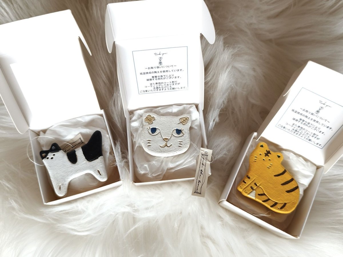 画像7: 【set the tone／セットザトーン】ハチワレ猫ブローチ｜バッジ　バッヂ　オシャレ雑貨　猫女子　猫柄　猫模様｜猫グッズ・猫雑貨｜ネコ猫cat (7)