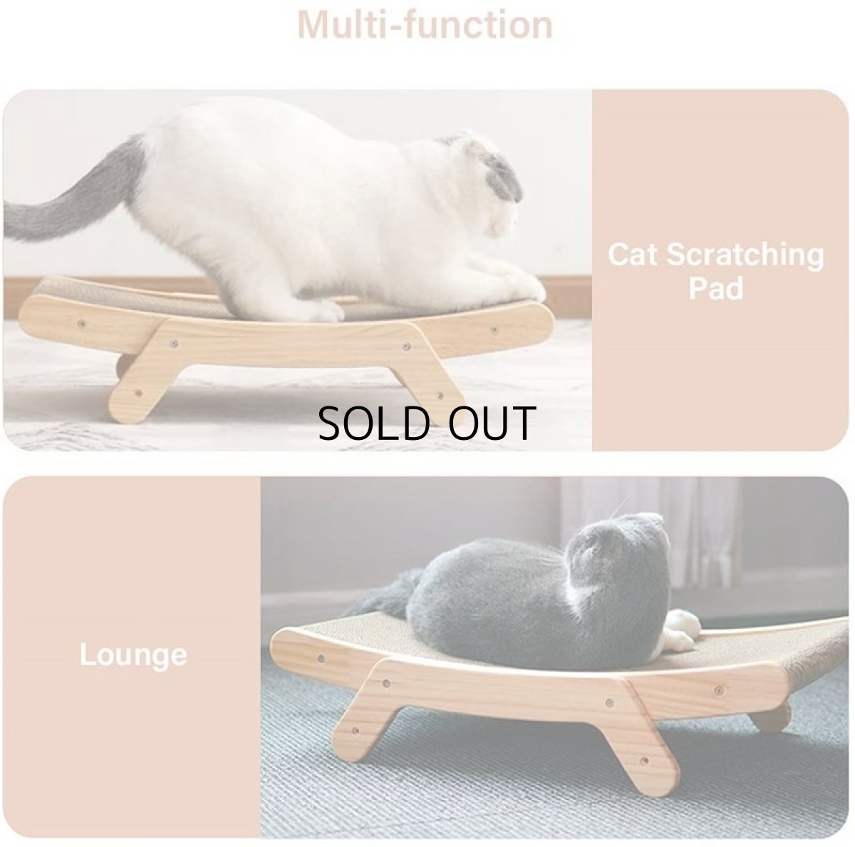 画像4: 国内発送｜使い方３通り ３ＷＡＹ 段ボール爪とぎ・リラックススペアボード　スペア　張り替え　交換ボード｜ペット用品　猫用おもちゃ　お昼寝　運動　気分転換　スキンシップ　リラックス　プレゼント　贈り物 (4)