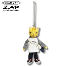 画像1: 【ZAP CAT / ザップキャット】猫マスコット チェーンキーホルダー｜シュン｜ねこ猫ネコcat (1)