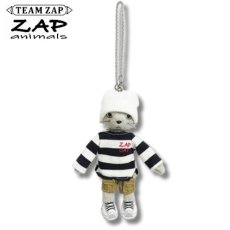 画像1: 【ZAP CAT / ザップキャット】猫マスコット チェーンキーホルダー｜ハナ｜ねこ猫ネコcat (1)
