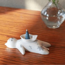 画像3: 【Zappy / ザッピー】ねこのインセンストレイ お香立て アロマ｜アクセサリートレーやインテリアに♪ 飾り 置き物｜猫ネコねこcatキャット (3)