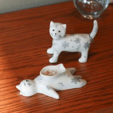 画像5: 【Zappy / ザッピー】ねこのインセンストレイ お香立て アロマ｜アクセサリートレーやインテリアに♪ 飾り 置き物｜猫ネコねこcatキャット (5)