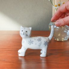 画像2: 【Zappy / ザッピー】ねこのリングホルダー アクセサリートレイ｜インテリアに♪ 飾り 置き物｜猫ネコねこcatキャット (2)