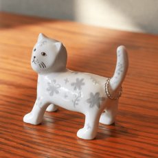 画像4: 【Zappy / ザッピー】ねこのリングホルダー アクセサリートレイ｜インテリアに♪ 飾り 置き物｜猫ネコねこcatキャット (4)