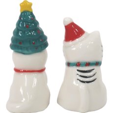画像5: 【Zappy / ザッピー】ねこのクリスマスオブジェ ２個セット （ねこのクリスマス）｜インテリアに♪ 飾り 置き物｜猫ネコcat (5)