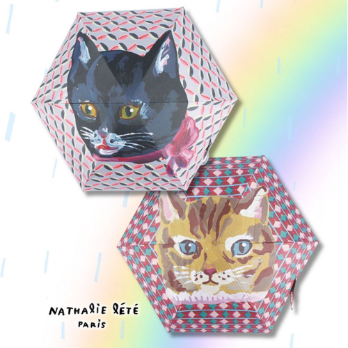 ナタリーレテNathalie LeteFolding umbrella晴雨兼用傘超軽量UV撥水加工日傘雨傘両用折りたたみ傘