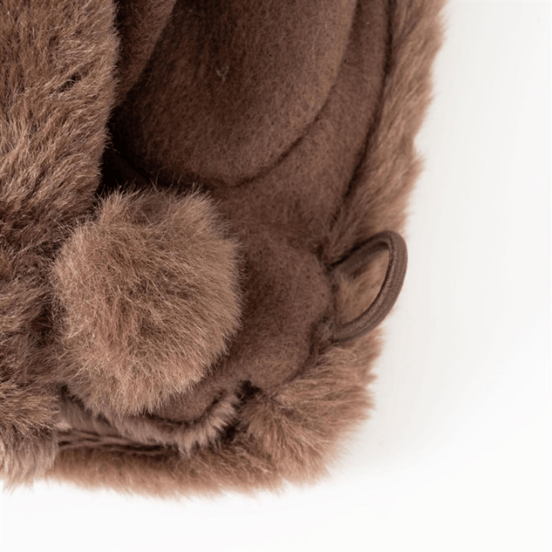 画像11: ふわふわフェイクネコファー指ぬきグローブ|3種類から選べるカラー ブラウン/グレイ/ブラック|猫ねこキャットcat (11)